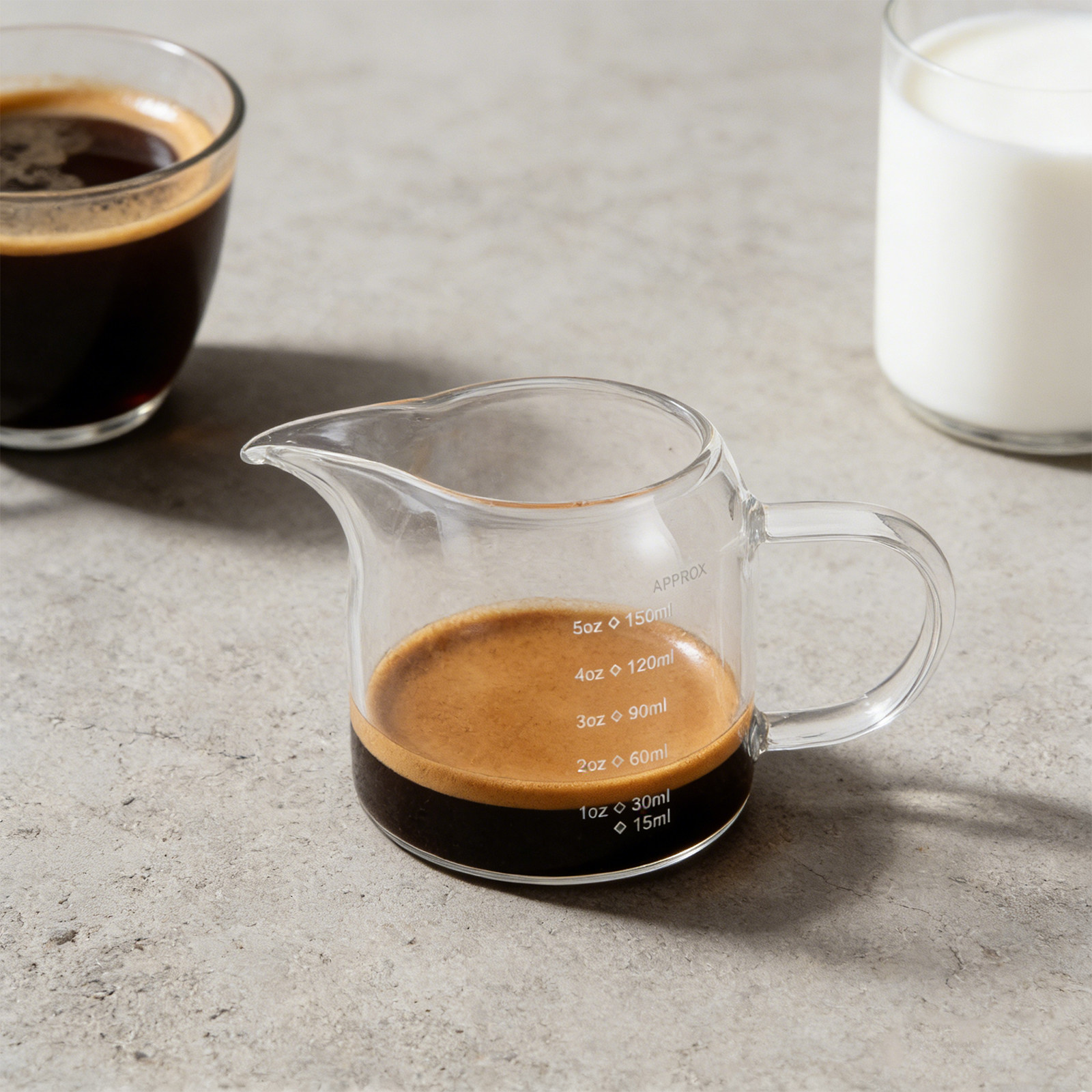 Glazen maatbeker 150ml 5oz, tr - Espresso Shot Glass recensie en prijs