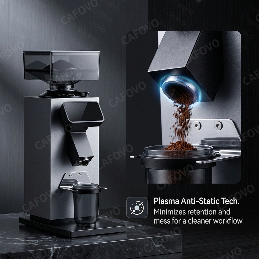CAFOVO G964F Koffiemolen met t - Coffee Grinder Burr Flat recensie en prijs